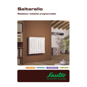 Notice Saltarello Radiateur Inertie Stéatite 2010-2012