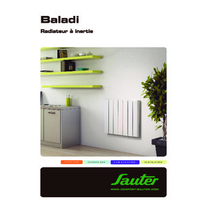 Notice Baladi Radiateur Inertie Pierre 2010 - juin 2014