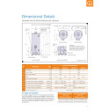 Dorchester DR-SA/SE water heater dimensions