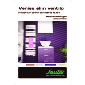 Notice sèche-serviettes Venise Slim Ventilo 3CS N°1401 à N°1429