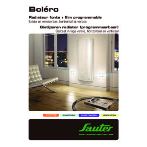 notice bolero Digital radiateur inertie fonte + façade chauffante 2010-2013