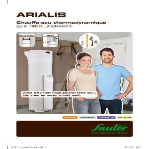 Notice d'installation rapide chauffe-eau thermodynamique Arialis 2015-2016