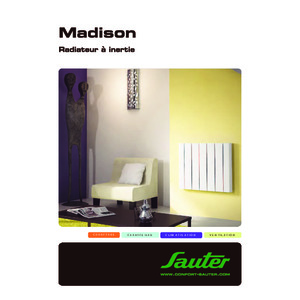 notice madison digital radiateur inertie fluide 2010-2014