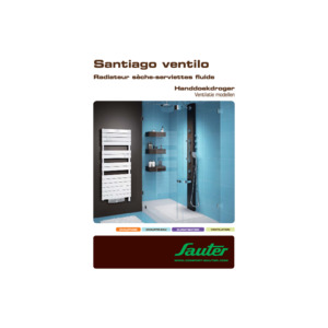 Notice seche-serviette Santiago Ventilo Triple Confort Système depuis N°1429 jusque 2016