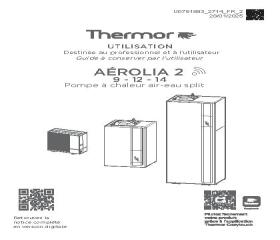 Notice Utilisation Aérolia 2 - Aérolia 2 Duo