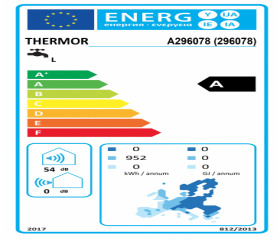 Etiquette énergétique Aéromax Access VS 200L 296078