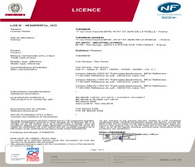 Licence NF Ovation 3 Vertical